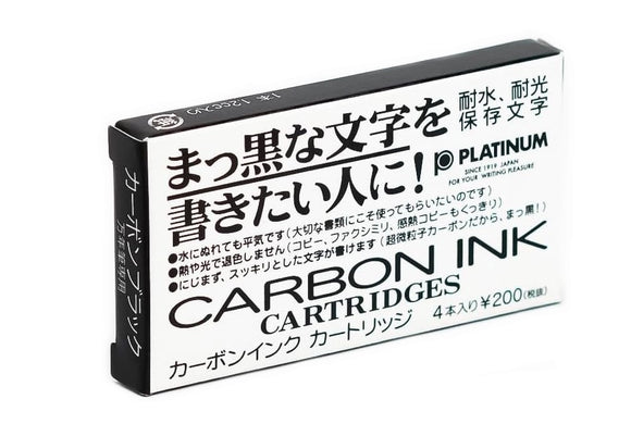 Platinum Carbon Ink Tintenpatronen Black