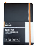 Rhodia Notizbuch Schwarz Softcover A5