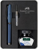 Essentio Aluminium Füller Set Blau Faber Castell