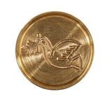 Siegelplatte aus Messing