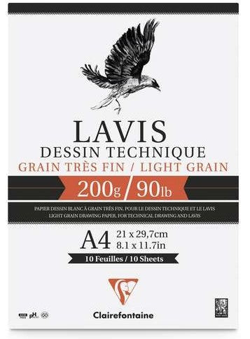 Lavis dessin clairefontaine technisches zeichenpapier