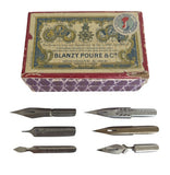 Blanzy Poure & Cie. Feder Set 7 - Vintage