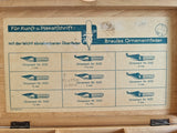 Original Brause Iserlohn Verkaufs-Box aus Holz mit Federn - Gebraucht