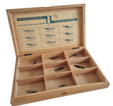 Original Brause Iserlohn Verkaufs-Box aus Holz mit Federn - Gebraucht