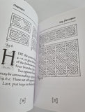 keltische schriftzeichen muster design