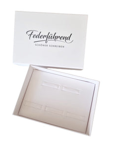 federn aufbewahren Schachtel für Schreibfedern mit Logo – Federfuehrend