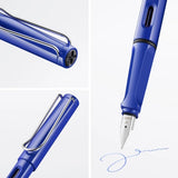 Lamy Füllhalter SAFARI blau - Linkshänder