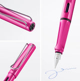 Lamy Füllhalter SAFARI pink - Linkshänder