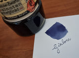 blau schwarze tinte tusche