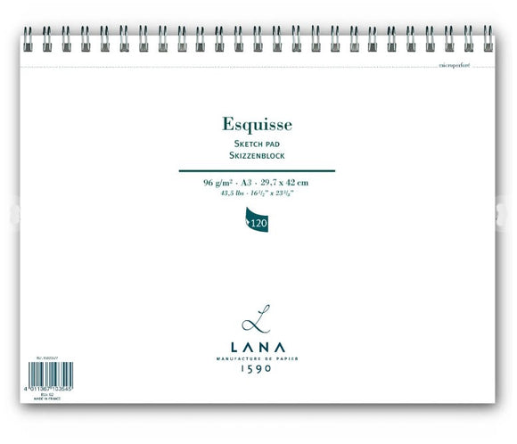 Lana esquisse skizzenblock