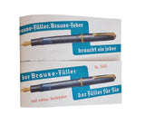 BRAUSE + Co. Verkaufsmappe Federn und Füller - Gebraucht