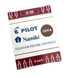 PILOT Tintenpatronen IC-50 - 4  Farbvarianten