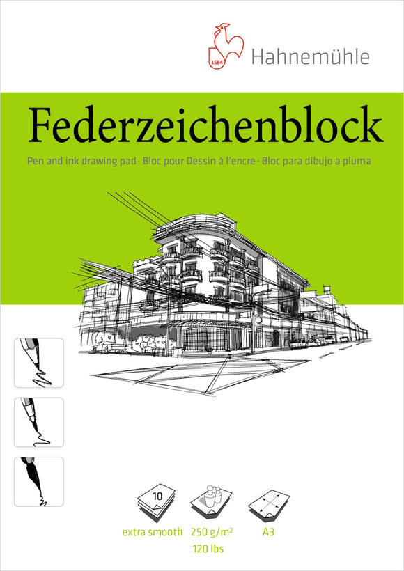 Federzeichenblock Hahnemuehle drawing