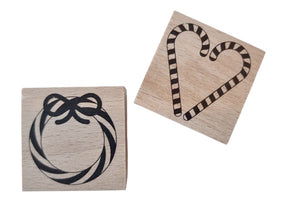 Holzstempel Set CHRISTMAS