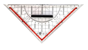 Technisches Zeichendreieck 22 cm mit abnehmbarem Griff
