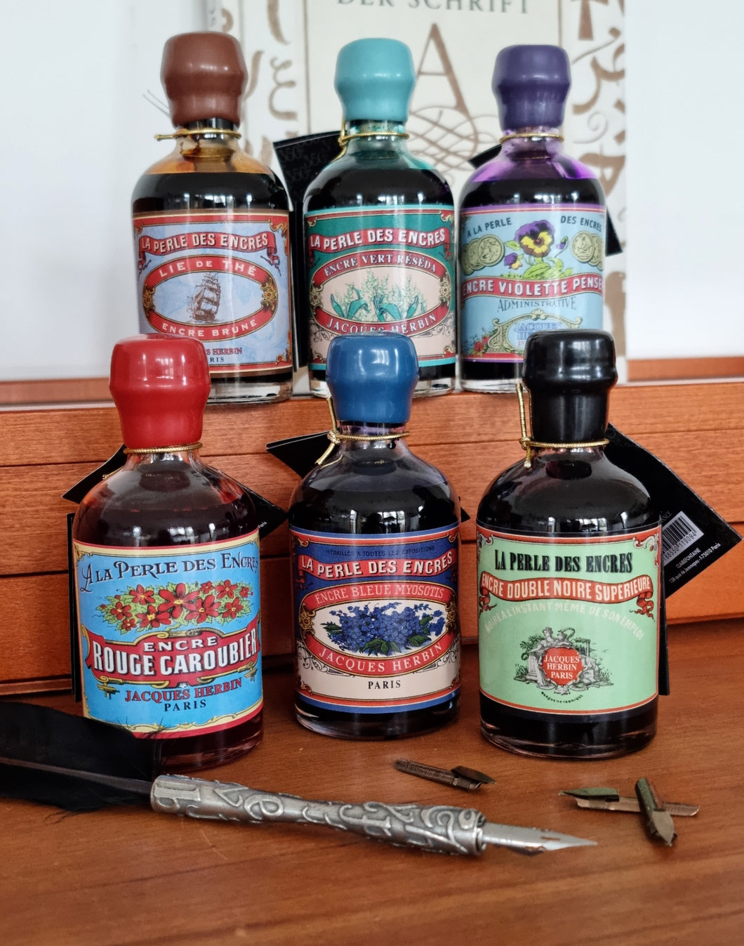 Jacques Herbin Tintenpatronen - 6er Pack Wolkengrau Für Füller & Tintenroller