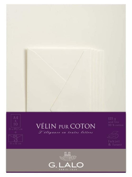 Vélin pur Coton G.Lalo  Korrespondenz Set