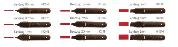 Brause Zeichenfeder Hart 0,5mm, 3er Set