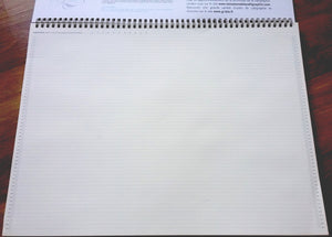 Übungspapier Calligraphy practice pad
