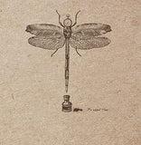 sketchbook skizzenbuch Libelle