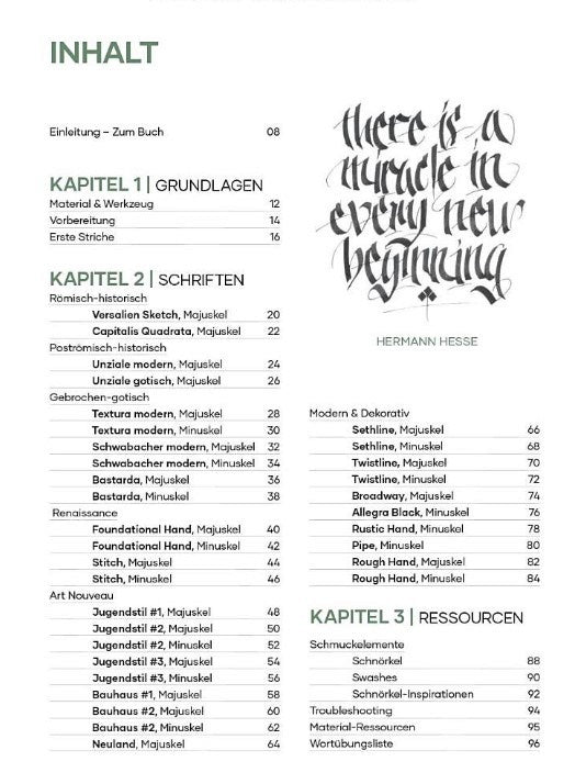 Praxisbuch Kalligraphie Alphabete - Cindy Schullerer – Federfuehrend ...